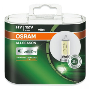 Автолампа H7 (55) PX26d ALLSEASON 12V OSRAM  O-64210ALL2(EURO) фото в интернет-магазине АвтоОлимп