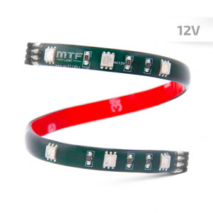 ПОЛОСА СВЕТОДИОДНАЯ MTF 30СМ ЗЕЛЕНАЯ 5050SMD 2.4W,IP65,12SMD фото в интернет-магазине АвтоОлимп
