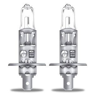 Автолампа H1 (55) P14.5s+100% NIGHT BREAKER SILVER (евробокс, 2шт) 12V OSRAM фото в интернет-магазине АвтоОлимп