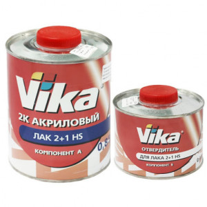 2К Лак акриловый 2+1 HS (0,84кг) + отвердитель (0,43) Вика  фото в интернет-магазине АвтоОлимп