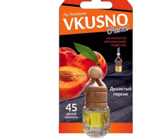 Ароматизатор подвесной бочонок "Freshco Vkusno" Персик фото в интернет-магазине АвтоОлимп