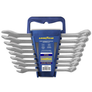 Набор ключей комбинированных Goodyear 8 шт.: 8, 9, 10, 12, 13, 14, 17, 19 мм., в пластиковом холдере фото в интернет-магазине АвтоОлимп