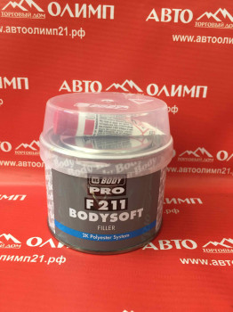 Шпатлёвка светло желтая Soft BODY F211 0,25кг \ 24 фото в интернет-магазине АвтоОлимп