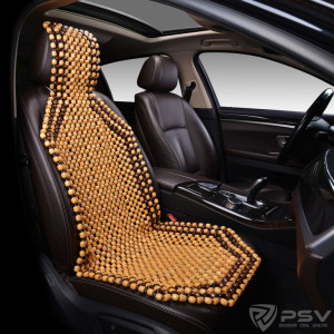 Накидка массажная PSV P2002 BIG (большая) деревянные косточки (Бежевый),  1 шт. фото в интернет-магазине АвтоОлимп