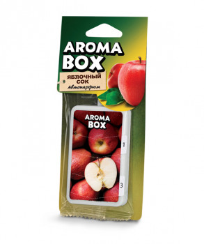 Ароматизатор подвесной "Aroma BOX" B-16 яблочный сок фото в интернет-магазине АвтоОлимп