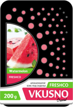 Ароматизатор под сиденье бокс "Freshco VKUSNO" Арбуз фото в интернет-магазине АвтоОлимп