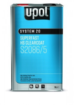 U-POL System 2086 HS Супер быстрый лак 3*1 1л  + 2032 Стандартный отвердитель 0,33л фото в интернет-магазине АвтоОлимп