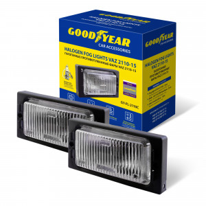 Фары противотуманные галогенные Goodyear с лампами (GY-FL-2110C / Н3 12V: 2шт.) для а/м VAZ 2110-15 фото в интернет-магазине АвтоОлимп