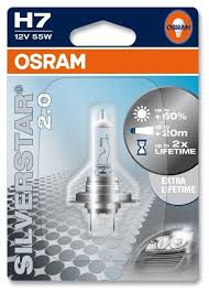 OSRAM Автолампа Н7 (55) РХ26d+60% SILVERSTAR 12V O-64210SVS фото в интернет-магазине АвтоОлимп