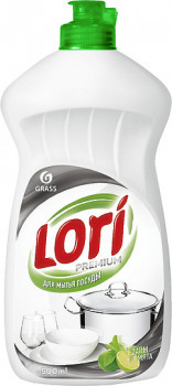 Средство для мытья посуды Lori Premium,ЛАЙМ И МЯТА, 500 мл фото в интернет-магазине АвтоОлимп
