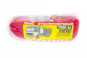 Трос буксировочный 7 т с крюками Россия   ООО"КОРНЕТ" фото в интернет-магазине АвтоОлимп