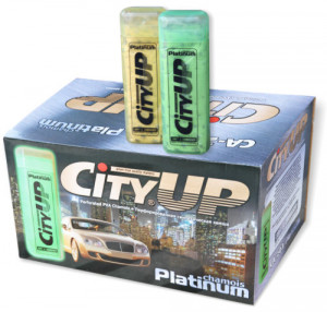 СА-204 Салфетка в тубусе City Up Platinum мал фото в интернет-магазине АвтоОлимп