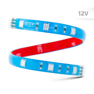 ПОЛОСА СВЕТОДИОДНАЯ MTF 30СМ СИНЯЯ 5050SMD 2.4W,IP фото в интернет-магазине АвтоОлимп