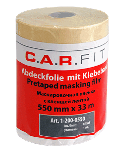Маскировочная пленка 550*33м со скотчем CarFit фото в интернет-магазине АвтоОлимп