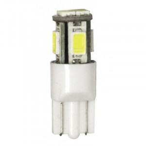 Светодиод 24V T10 6SMD (5630) W2,1x9,5D WHITE (габарит, повторитель поворота) фото в интернет-магазине АвтоОлимп