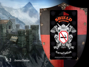 Ароматизатор гелевый подвесной "Shield perfume" S -02 - антитабак фото в интернет-магазине АвтоОлимп
