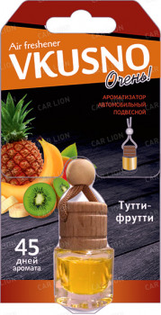 Ароматизатор подвесной бочонок "Freshco Vkusno" Тутти-Фрутти фото в интернет-магазине АвтоОлимп