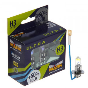 Автолампа Маяк Н3 12V 55W Ultra 82320G+60new фото в интернет-магазине АвтоОлимп