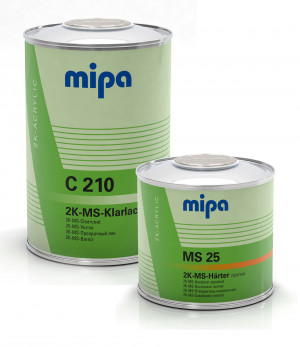 Mipa 2K-MS- Clearcoat C-210 + отвердитель Н25 (комплект 1,5л) фото в интернет-магазине АвтоОлимп