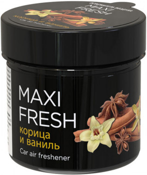 CMF-112 "КОРИЦА И ВАНИЛЬ" Ароматизатор воздуха MAXIFRESH Банка 100 гр фото в интернет-магазине АвтоОлимп