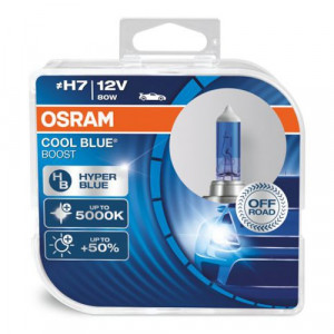 Автолампа H7 (80) PX26d +50% COOL BLUE BOOST 5000K (евробокс, 2шт) 12V OSRAM фото в интернет-магазине АвтоОлимп