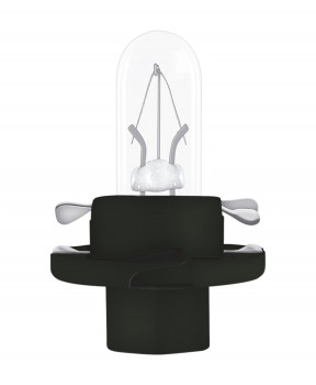 Автолампа BAX1.2W с черным патроном (BX8.4d) 12V OSRAM фото в интернет-магазине АвтоОлимп