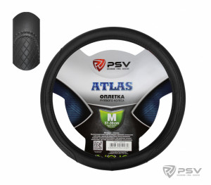 Оплётка на руль PSV ATLAS (Черный) M фото в интернет-магазине АвтоОлимп