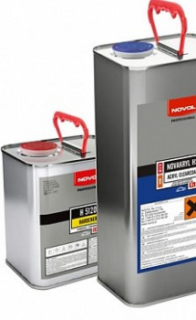 Лак "Новоакрил" HS Новол, (5+2.5) л компл \ 6 синь фото в интернет-магазине АвтоОлимп