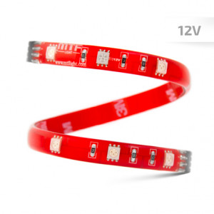 ПОЛОСА СВЕТОДИОДНАЯ MTF 30СМ КРАСНАЯ 5050SMD 2.4W,IP65,12SMD фото в интернет-магазине АвтоОлимп