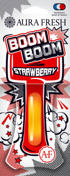 Ароматизатор AURA FRESH BOOM BOOM Strawberry, кор - 30 шт фото в интернет-магазине АвтоОлимп