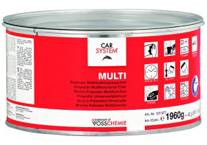Шпатлевка 2К полиэфирная универсальная "Multi" бежевая 2кг /6 Карсистем фото в интернет-магазине АвтоОлимп