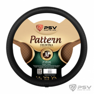 Оплётка на руль  PSV PATTERN Fiber (Черный) M фото в интернет-магазине АвтоОлимп