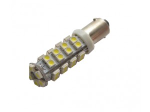Светодиодная лампа BA9S-38SMD 12V COLOR белый фото в интернет-магазине АвтоОлимп