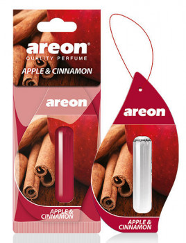 Ароматизатор для авто AREON LIQUID 5ml ЯБЛОКО+КОРИЦА фото в интернет-магазине АвтоОлимп