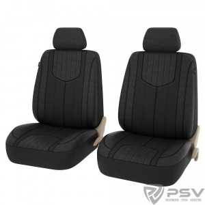 Чехлы GTL Prime 2 FRONT (Черный) фото в интернет-магазине АвтоОлимп