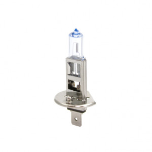 Галогенные автолампы MTF Light серия DYNAMIC BLUE H1, 12V, 55W-3300K(холодный белый) фото в интернет-магазине АвтоОлимп