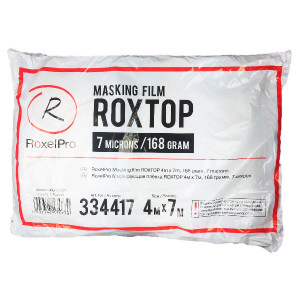 Прозрачная маскирующая плёнка со стат.эффектом, 4м х 7м,168 гр, 7 мкм RoxelPro фото в интернет-магазине АвтоОлимп