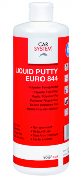 CARSYSTEM Шпатлевка 2К полиэфирная доводочная "Liquid Putty" 1,0кг  фото в интернет-магазине АвтоОлимп