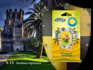 Ароматизатор гелевый подвесной "Shield perfume" S -11 - знойные тропики фото в интернет-магазине АвтоОлимп