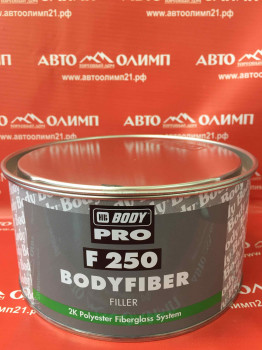F250 Шпатлёвка зеленая (стекловолокнистая) Fiber BODY  1.5кг \ 6 фото в интернет-магазине АвтоОлимп