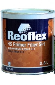 Акриловый грунт 5+1 (0,8л) Reoflex КРАСНЫЙ без отвердителя Реофлекс фото в интернет-магазине АвтоОлимп