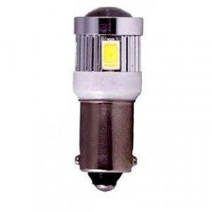 Светодиод 12V T 8  6SMD (5730) 3W BA9S SUPER WHITE LENS 360°  (2шт.) ULTRA A-32 фото в интернет-магазине АвтоОлимп