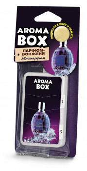 Ароматизатор подвесной "Aroma BOX" B-09 парфюм-бонжени фото в интернет-магазине АвтоОлимп
