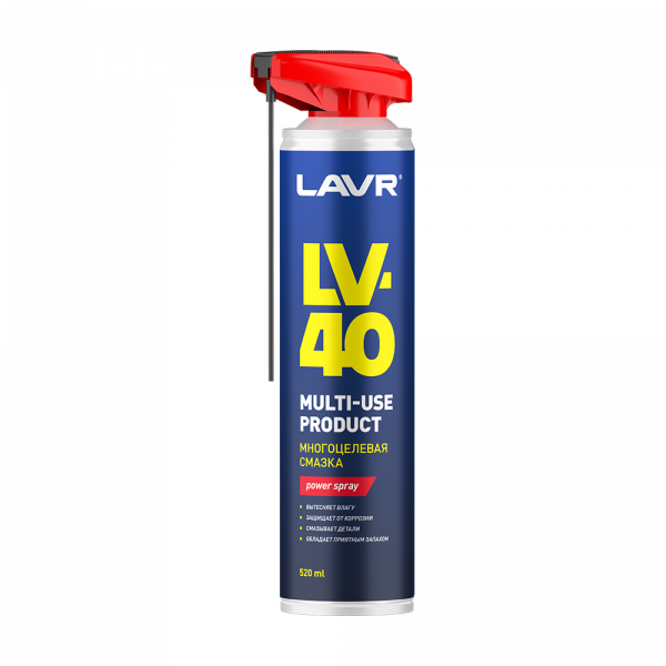 ЧЗ LAVR Смазка многоцелевая LV-40, 520 мл / 12 фото в интернет-магазине АвтоОлимп