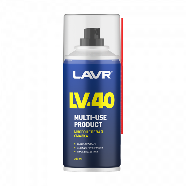 LAVR Смазка многоцелевая LV-40, 210 мл фото в интернет-магазине АвтоОлимп